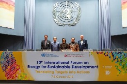 2030년까지 지속가능한 에너지 목표를 달성하기 위한 제10차 UN 국제 포럼 개최